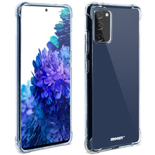 Załaduj obraz do przeglądarki galerii, Moozy Shock Proof Silicone Case for Samsung S20 FE, Samsung S20 FE 5G - Transparent Crystal Clear Phone Case Soft TPU Cover
