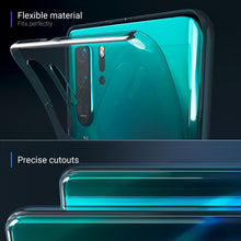 Carica l&#39;immagine nel visualizzatore di Gallery, Moozy 360 Degree Case for Huawei P30 Pro - Full body Front and Back Slim Clear Transparent TPU Silicone Gel Cover
