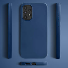 Charger l&#39;image dans la galerie, Moozy Lifestyle. Silicone Case for Samsung A33 5G, Midnight Blue - Liquid Silicone Lightweight Cover with Matte Finish and Soft Microfiber Lining, Premium Silicone Case
