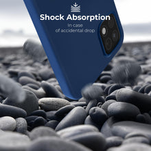 Charger l&#39;image dans la galerie, Moozy Lifestyle. Silicone Case for Samsung A22 5G, Midnight Blue - Liquid Silicone Lightweight Cover with Matte Finish and Soft Microfiber Lining, Premium Silicone Case
