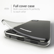 Załaduj obraz do przeglądarki galerii, Moozy 360 Degree Case for Samsung A12 - Full body Front and Back Slim Clear Transparent TPU Silicone Gel Cover
