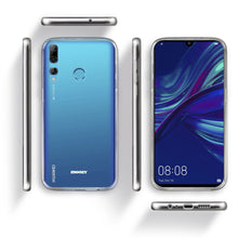 Charger l&#39;image dans la galerie, Moozy 360 Degree Case for Huawei P Smart Plus 2019, Honor 20 Lite - Transparent Full body Slim Cover - Hard PC Back and Soft TPU Silicone Front
